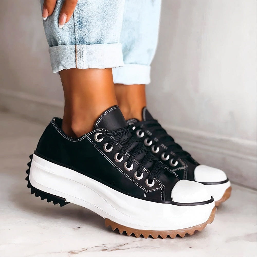 Elisa™ - Παπούτσια Sneakers με Πλατφόρμα από Δέρμα