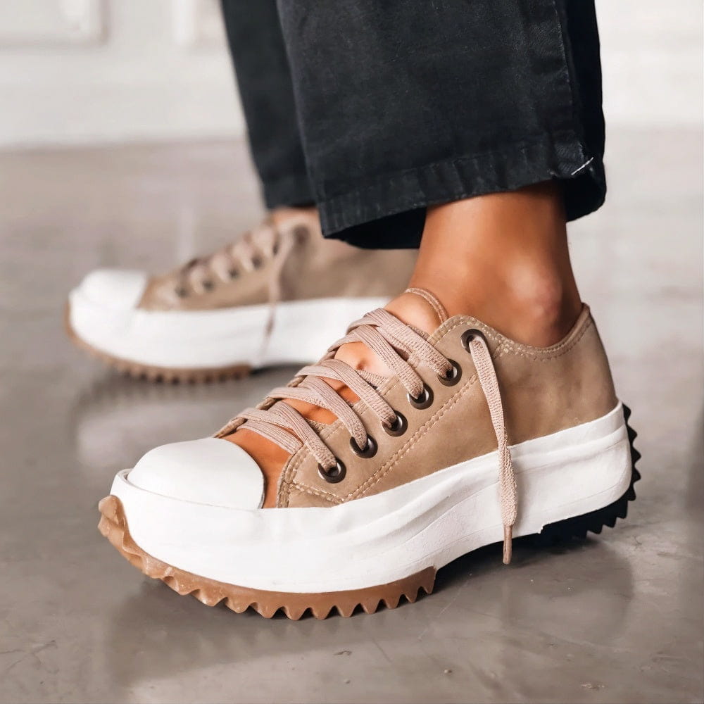 Elisa™ - Παπούτσια Sneakers με Πλατφόρμα από Δέρμα