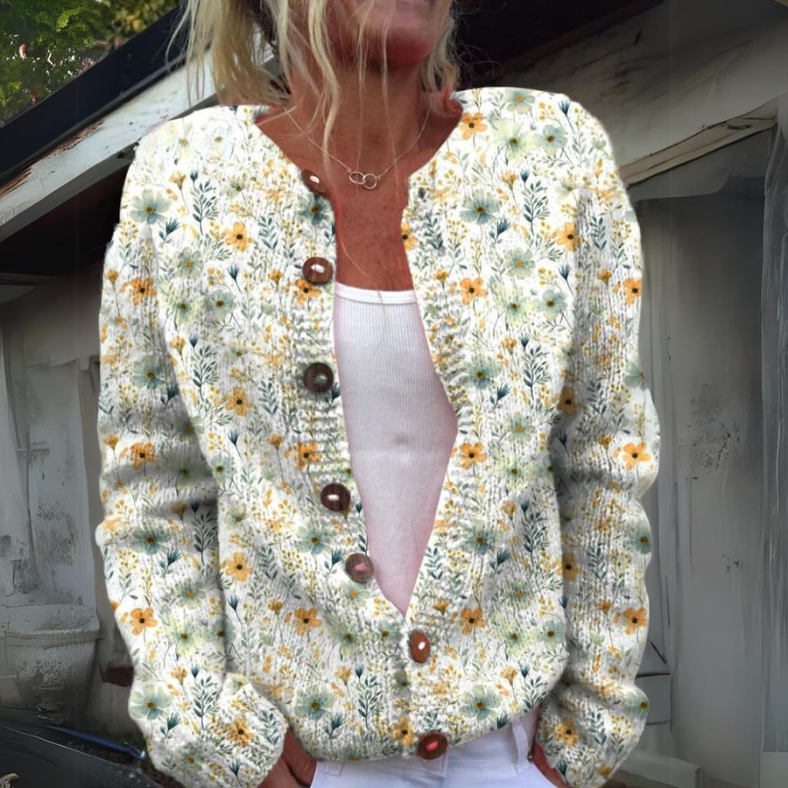 Leilani™ - Θερμός και όμορφος Cardigan με φλοράλ σχέδιο