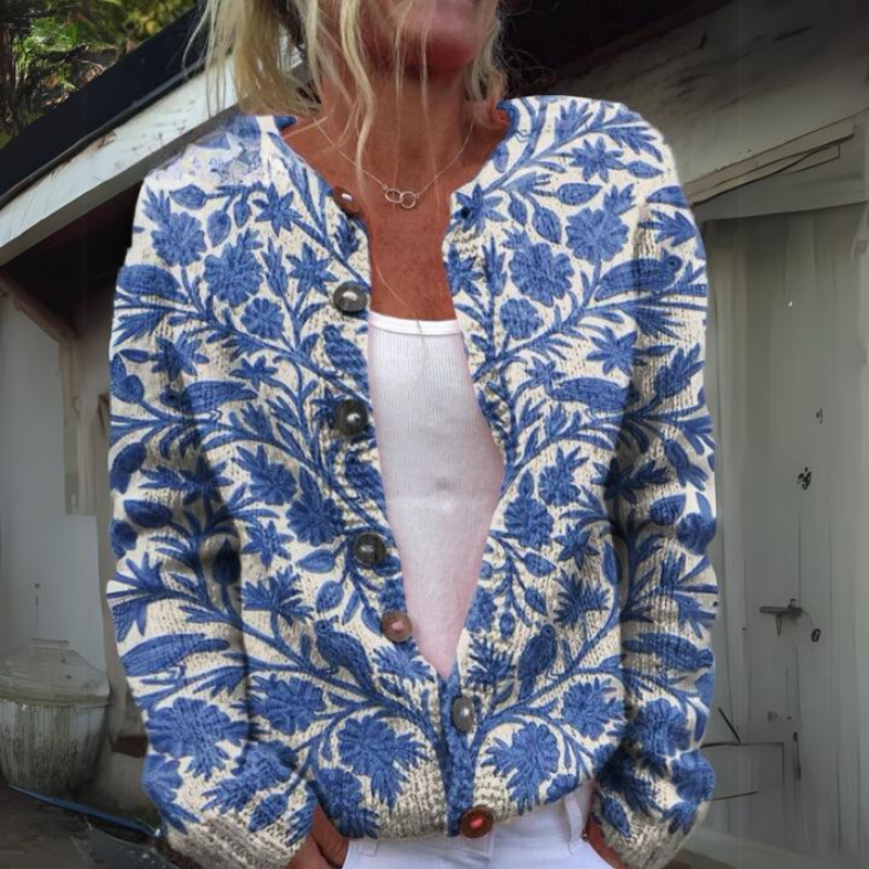 Leilani™ - Θερμός και όμορφος Cardigan με φλοράλ σχέδιο
