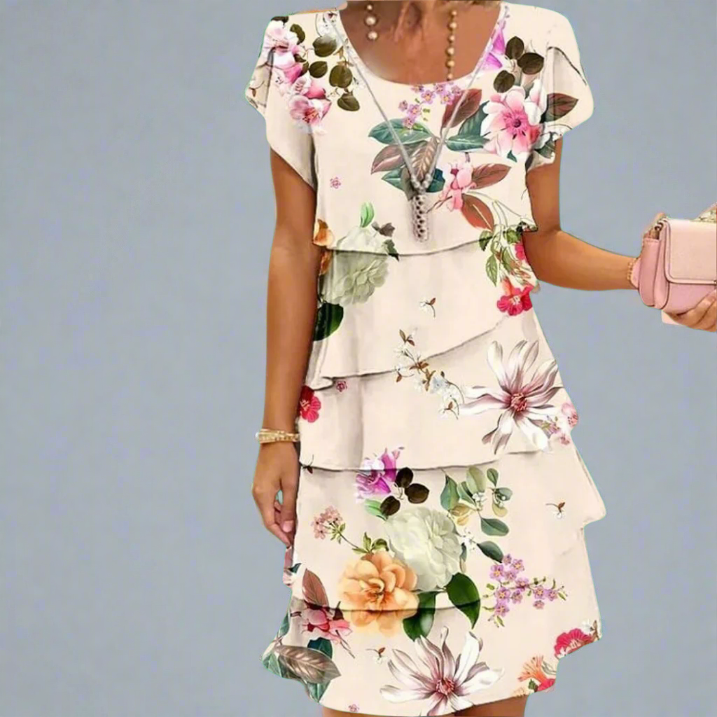 Ισμήνη | Floral Maxikleid με κομψή ελαφρότητα