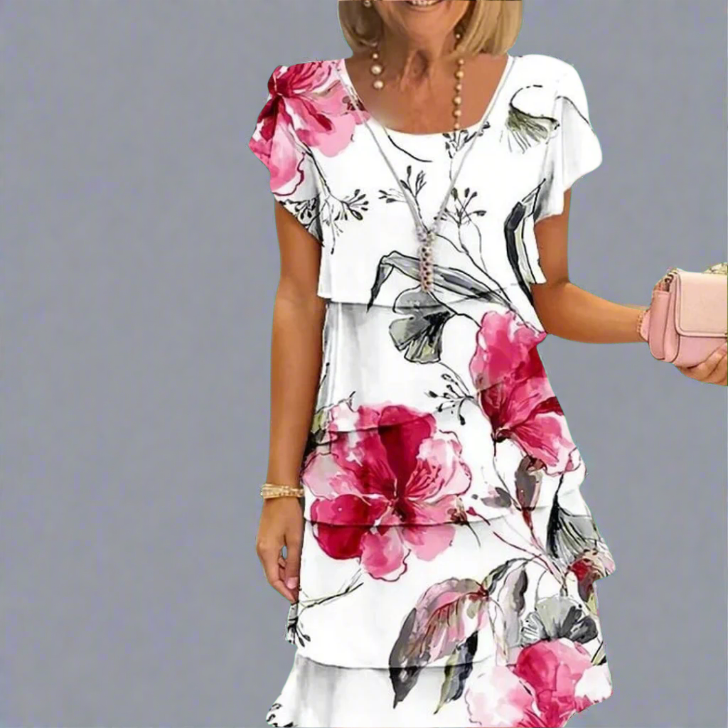 Ισμήνη | Floral Maxikleid με κομψή ελαφρότητα