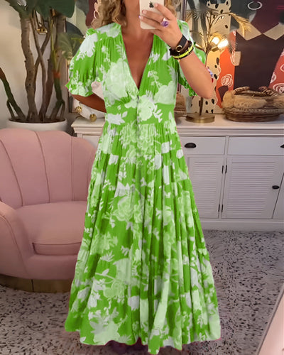 CATERINA – Μαξι φόρεμα λουλουδάτο θηλυκό