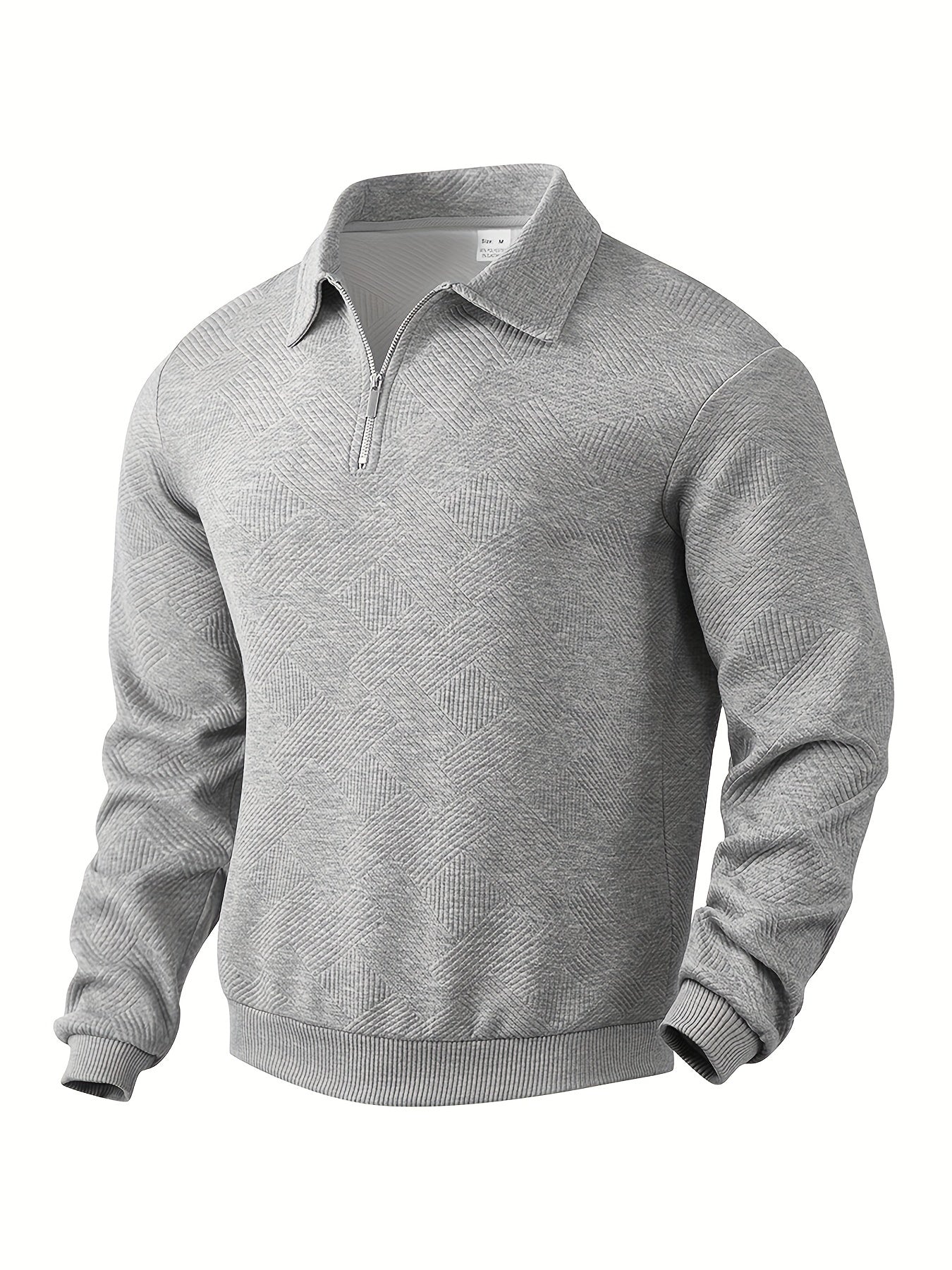Όσκαρ – Vintage-Zip-Pullover με γεωμετρικό σχέδιο