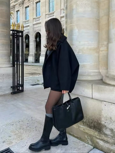 Jazzy | Oversize-Wollmantel