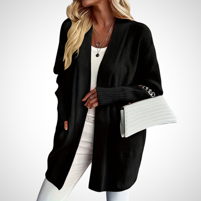 Wajda™ – Γυναικείο πλεκτό κα cardigan με ανοιχτό μπροστινό μέρος