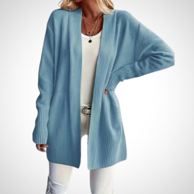 Wajda™ – Γυναικείο πλεκτό κα cardigan με ανοιχτό μπροστινό μέρος