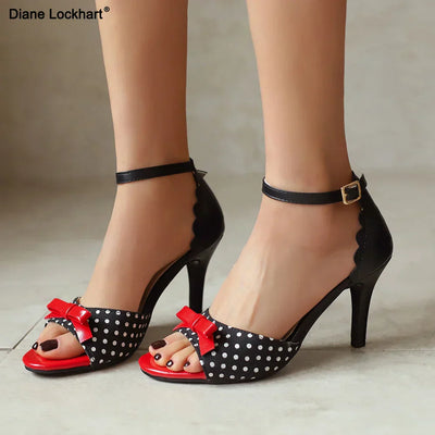 MELINA – Πέδιλα Peeptoe-High Heels με λουράκι στον αστράγαλο