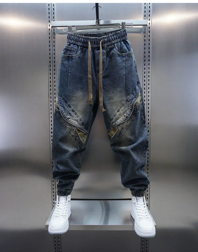 Laurent™ | Μπλουτζίν Παντελόνι Baggy με Ζώνη