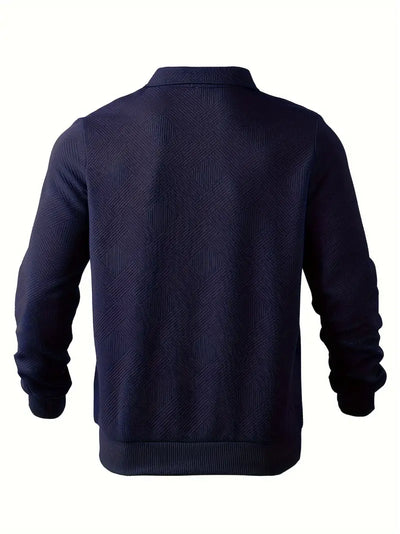 Όσκαρ – Vintage-Zip-Pullover με γεωμετρικό σχέδιο