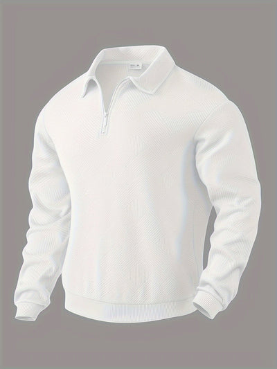 Όσκαρ – Vintage-Zip-Pullover με γεωμετρικό σχέδιο