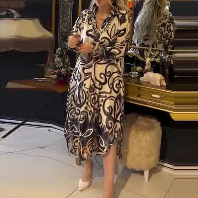 OLIVIA – Vintage Φόρεμα με Σχίσμα