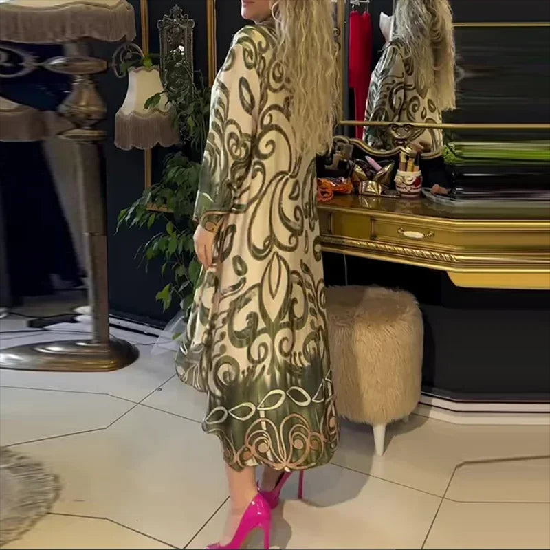 OLIVIA – Vintage Φόρεμα με Σχίσμα