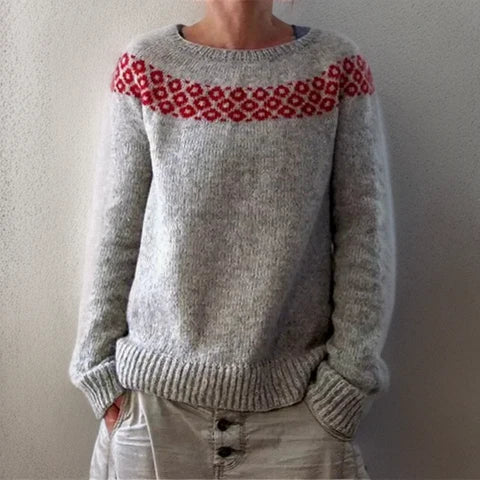 ANGY | Κομψό χαλαρό oversized πουλόβερ