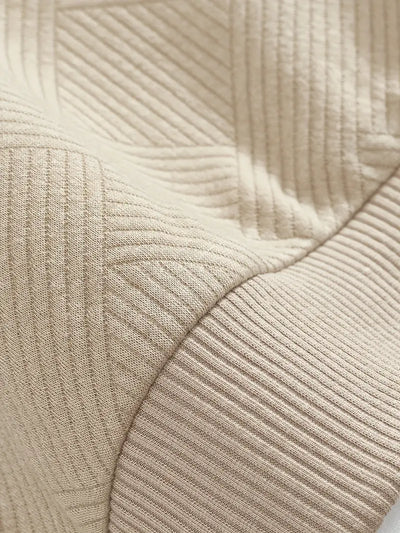 Όσκαρ – Vintage-Zip-Pullover με γεωμετρικό σχέδιο