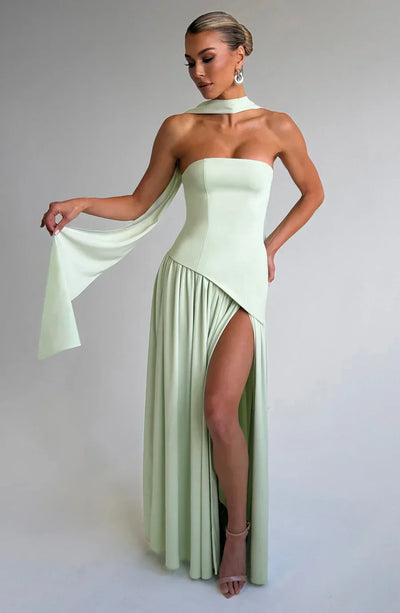 Alessia™ | Asymmetrical Dress with Choker