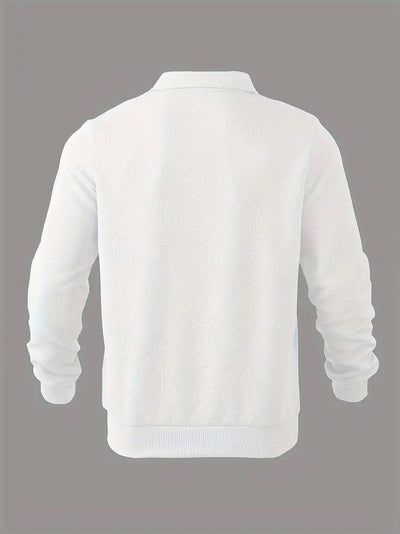 Όσκαρ – Vintage-Zip-Pullover με γεωμετρικό σχέδιο