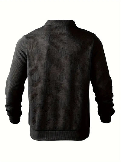 Όσκαρ – Vintage-Zip-Pullover με γεωμετρικό σχέδιο